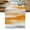 Gray Orange, variant on Orange Gray White Table Runner, Farmhouse Abstract Ombre Texture Washable Cotton Linen Table Runners 36 Inches Long, Dresser Scarf Runner for Nightstand/End Tables/Round Tables 13''x36''