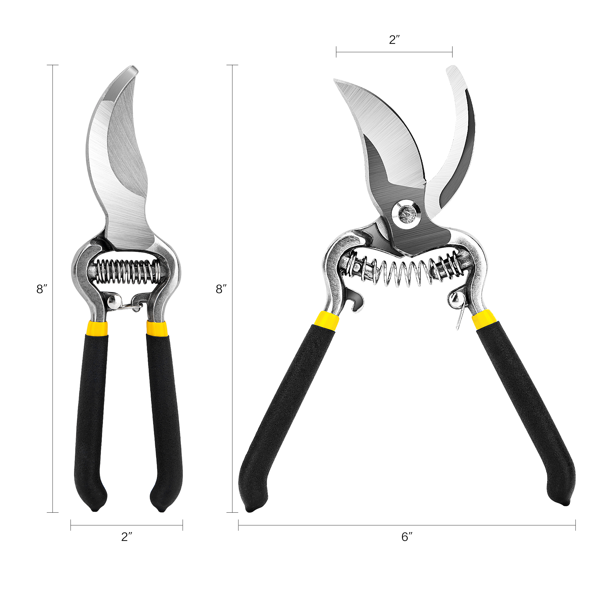 Deli Garden Pruning Shears 8 Inch Bypass photo 3