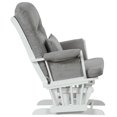thumbnail image 2 of Angel Line Monterey II Glider and Ottoman, White Finish with Gray Cushions, 2 of 4