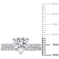 thumbnail image 2 of Everly Women's Created Sapphire 10k White Gold Bridal Set, 2 of 7