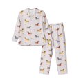 thumbnail image 1 of Balery Dachshund Dog Puppy Pijama para Hombre de Dos Piezas con Manga Larga, Conjunto de Dormir y Descanso Suave con Bolsillos-X-Large, 1 of 7