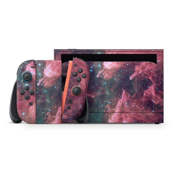 DesignSkinz Crimson Nebula Full-Body Skin Decal Wrap Cover for Nintendo Switch 2