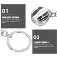thumbnail image 4 of 2Pcs Lovely Piano Elements Key Chains Key Rings Unique Musical Instrument Pendants, 4 of 4
