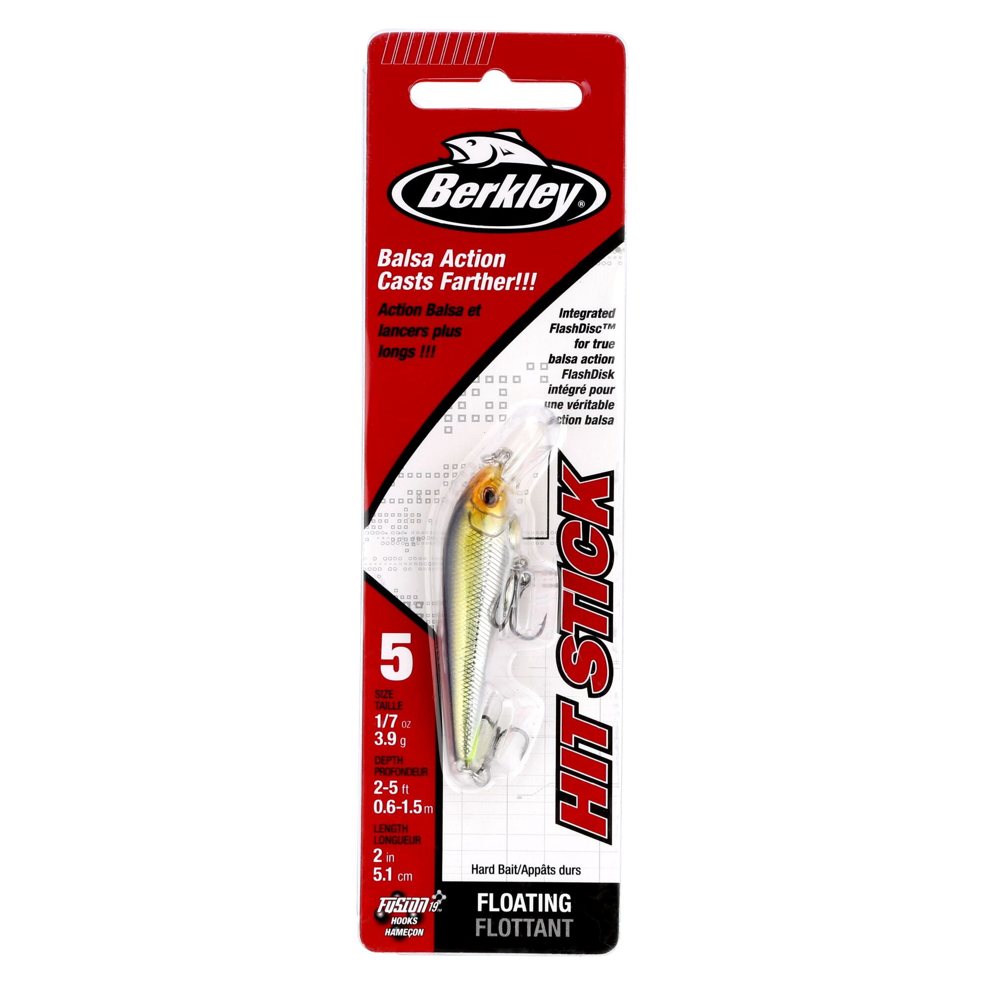 Berkley Hit Stick, 2 in, Crankbaits, Nebu (1 Count)