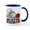 White/Navy Inside, variant on CafePress - Snoopy Wake Me Up Mug - 11 oz Ceramic Mug - Novelty Coffee Tea Cup