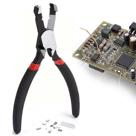 6-inch Wire Stripper and Nail Puller with Non-Slip Grip Handles,Multi-Purpose Screw Extractor Nails Electrical Cables