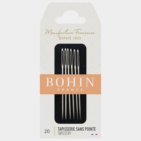 Bohin Size 20 Tapestry Hand Sewing Needles
