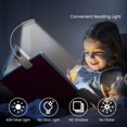 Reading Book Led Rechargeable Clip‑On LED Book Reading Lamp, 10‑LED 3‑Color Light with ...