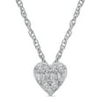 thumbnail image 2 of Brilliance Fine Jewelry 10k Heart Pendant Necklace For Women and Teens, 2 of 2