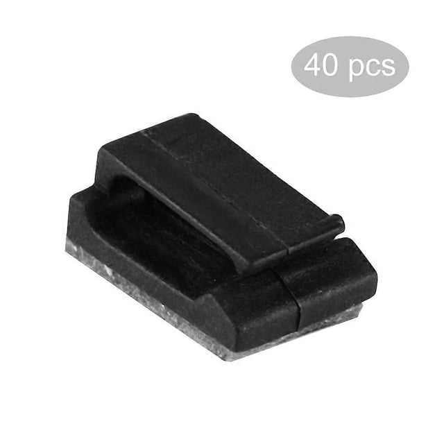40 Pcs Auto Cord Fixed Clips Car GPS Data Cable Light Cord Decorative Wire Fixing Organizer(S)