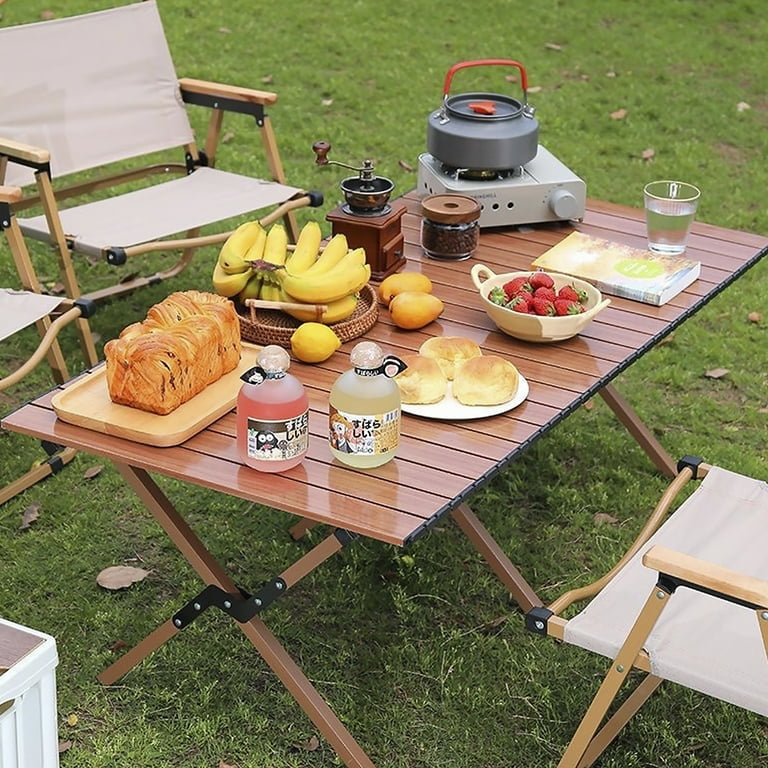 Free Shipping! Portable Roll-Top Camping Table, 47.3 Free Shipping! Portable Roll-Top Camping Table, 47.3