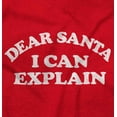 thumbnail image 2 of Dear Santa I Can Explain Naughty Xmas Men's Graphic T Shirt Tees Brisco Brands S, 2 of 5