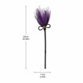 thumbnail image 3 of Halloween Witch Broomstick Prop, Decorative Broom With Gold Buckle Accent For Costume Party Photo Prop Porch Door Wall Shelf And Halloween Display, 3 of 4