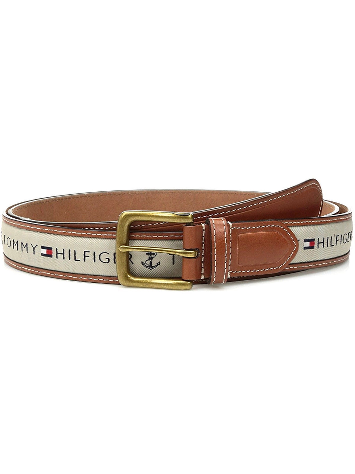 Tommy Hilfiger - Tommy Hilfiger Men's Ribbon Inlay Belt - Walmart.com ...
