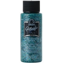 FolkArt Glitterific Fine Glitter Paint 2oz-Evergreen