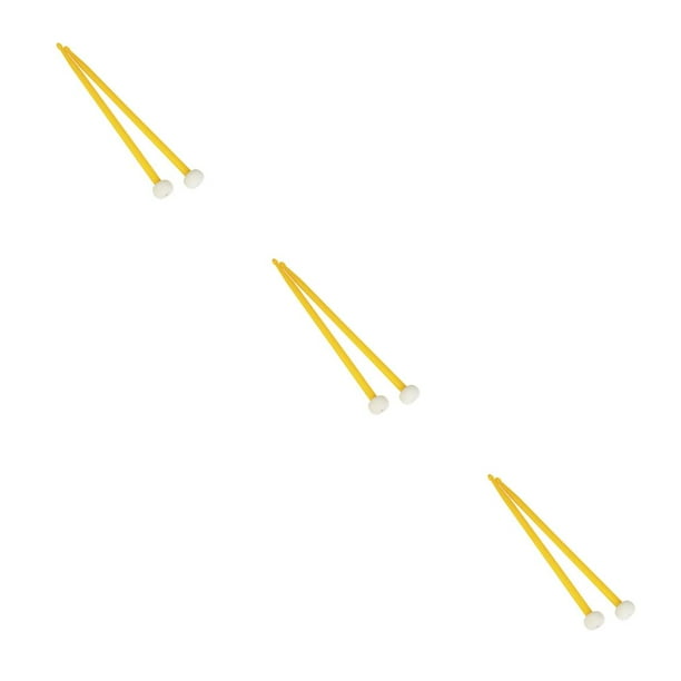 Yuarrent Baquetas de timbales, baquetas de cabeza de fieltro, accesorios de instrumentos de percusión multifunción, martillo de tambor antideslizante Type1 NO1 Yuarrent CBP499422