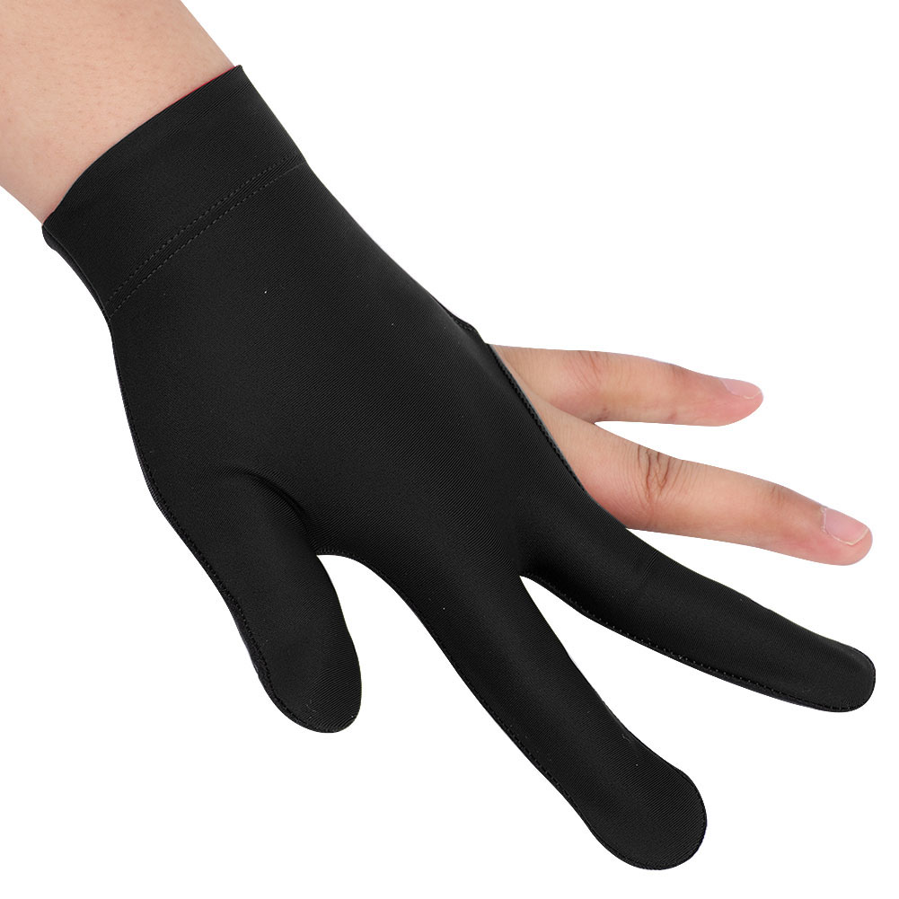 Gants De Billard Anti-dérapants - Taille Unique, Nylon/spandex, Pour Snooker, Pool, Carambole