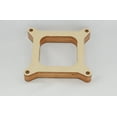thumbnail image 1 of AED/Advanced Engine Design 6170 Carburetor Spacer Fuel System For Use With Holley Standard Flange; With Open Center; 1 Inch Thick; Sealed; Tan; Birchwood; With Jam Nuts/ Spacer/ Studs/ Washers, 1 of 3