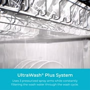 Kenmore 18 Built-in Stainless Steel Tub Dishwasher, SmartWash, 45 dBA Energy Star Certified, Black