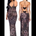 thumbnail image 3 of Vestidos Estampados para Mujer, Escote Sin Espalda, Adelgazantes Estampado de Leopardo L, 3 of 10