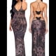 thumbnail image 3 of Vestidos Estampados para Mujer, Escote Sin Espalda, Adelgazantes Estampado de Leopardo XS, 3 of 10