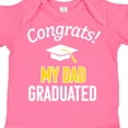 thumbnail image 3 of Inktastic Congrats! My Dad Graduated with Cap Boys or Girls Baby Bodysuit, 3 of 4