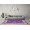 thumbnail image 3 of Ahgly Company Indoor Square Abstract Pink Contemporary Area Rugs, 3' Square, 3 of 4