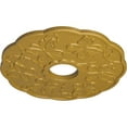 thumbnail image 3 of Ekena Millwork 17 7/8"OD x 3 7/8"ID x 1"P Terrones Butterfly Ceiling Medallion (Fits Canopies up to 3 7/8"), Hand-Painted Iridescent Gold, 3 of 6