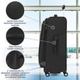 thumbnail image 2 of Travelpro Maxlite 5 Softside Expandable Spinner Wheel Luggage, Black, Checked-Medium 25-Inch, 2 of 5