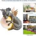 thumbnail image 4 of Dragon Statue Jardin Figurine Solaire Ledli, 4 of 5