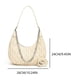 thumbnail image 2 of Bolso Bandolera Ndcxsfigh con Cadena Hombro Acolchado Piel Sintética Blanco, 2 of 9