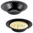 thumbnail image 6 of Smarty 5 oz. Black Classic Flair Disposable Plastic Dessert Bowls 180ct, 6 of 6