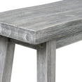 thumbnail image 6 of Boraam Sonoma 24in. Backless Wood Dining Bench - Storm Gray Wire-Brush Finish, 6 of 9