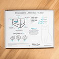 Kitty Poo Club's Large Recyclable Cat Litter Box with FineGrain Silica