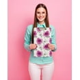 thumbnail image 3 of Inkdotpot Decorative Clipboard Letter Size Clipboard with Low Profile Clip,Retractable Key Hole for Hanging Paperboard for Office School w/ Free Marker & Eraser,Floral-9x15 Inch, 3 of 9
