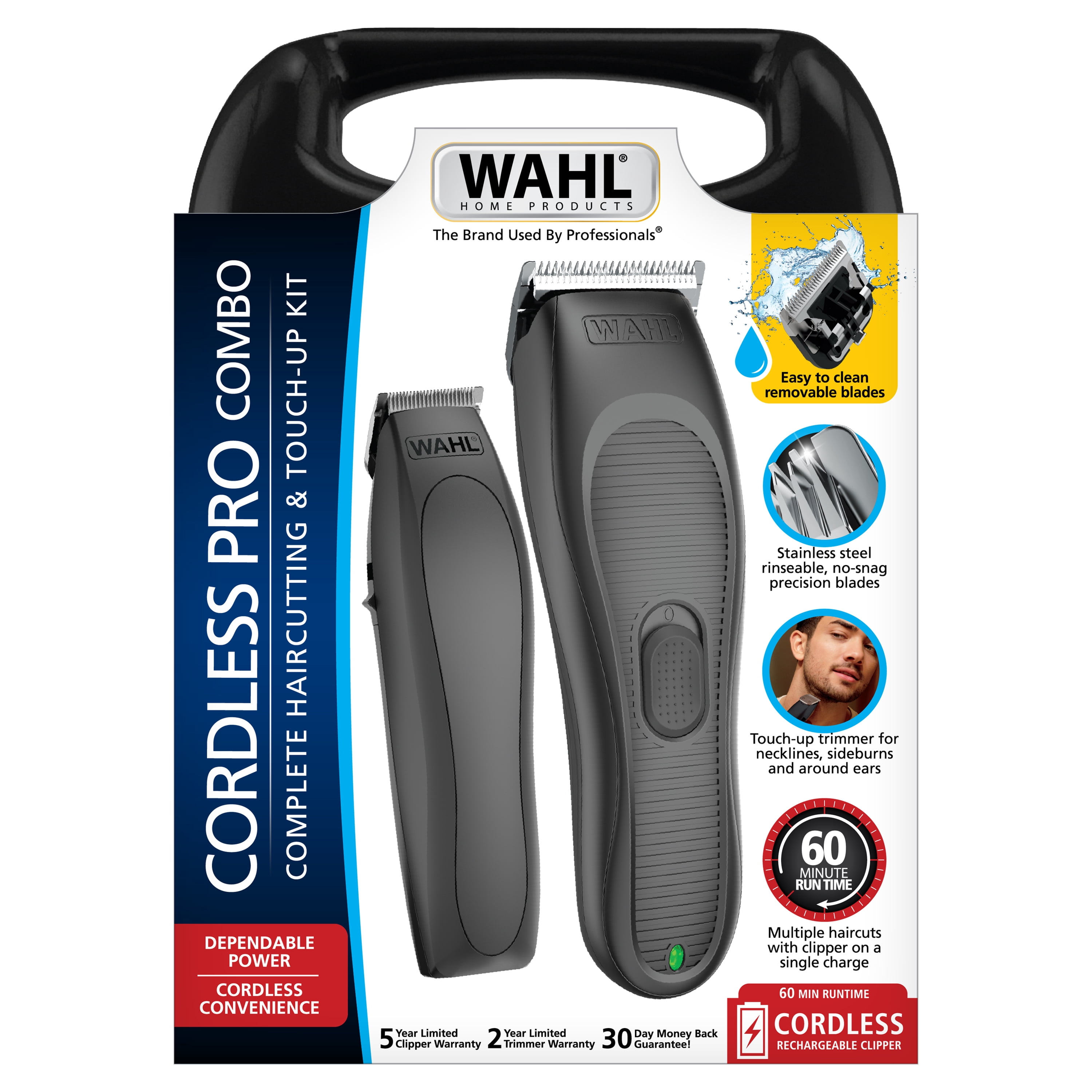 Wahl Cordless Pro Combo Rechargeable Hair Clipper and Battery Hair