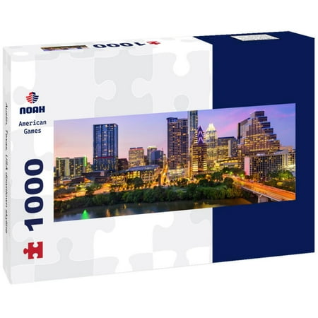 Austin, Texas, USA downtown skyline 1000pc Panoramic Puzzle