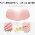 thumbnail image 4 of Tainini Say Goodbye to Neck Pain Small Neck Support Pillow,Neck Roll Memory Foam Pillow,,Neck Pillows for Tension Muscle Relief,Neck & Shoulder, 4 of 4