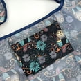 thumbnail image 5 of Wrapables Large & Small Foldable Tote Nylon Reusable Grocery Bags, Set of 2, Deco Owls, 5 of 6