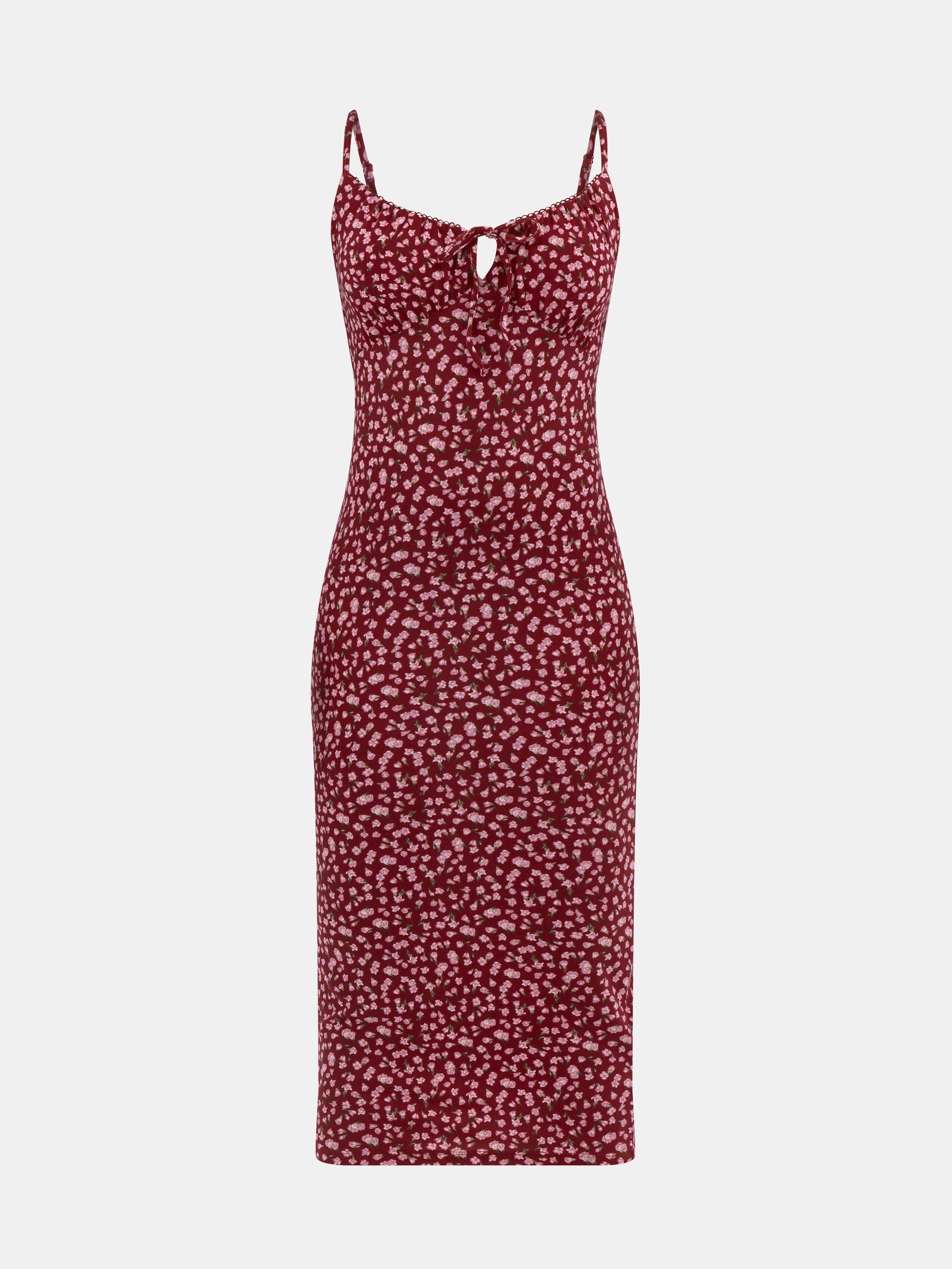 No Boundaries Strappy Midi Dress, Women's