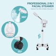 YTBW 2In1 5X Magnifying Lamp + Facial Steamer Hot Ozone Salon Beauty