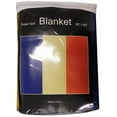 thumbnail image 3 of Blanket Fleece Throw National Flag Romania 50"X60" New With Protective Sleeve, 3 of 3