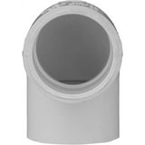 Charlotte Pipe 1/2 Inch Schedule 40 90 Degree ELL FPT X FPT PVC Fitting - 25 Piece Box