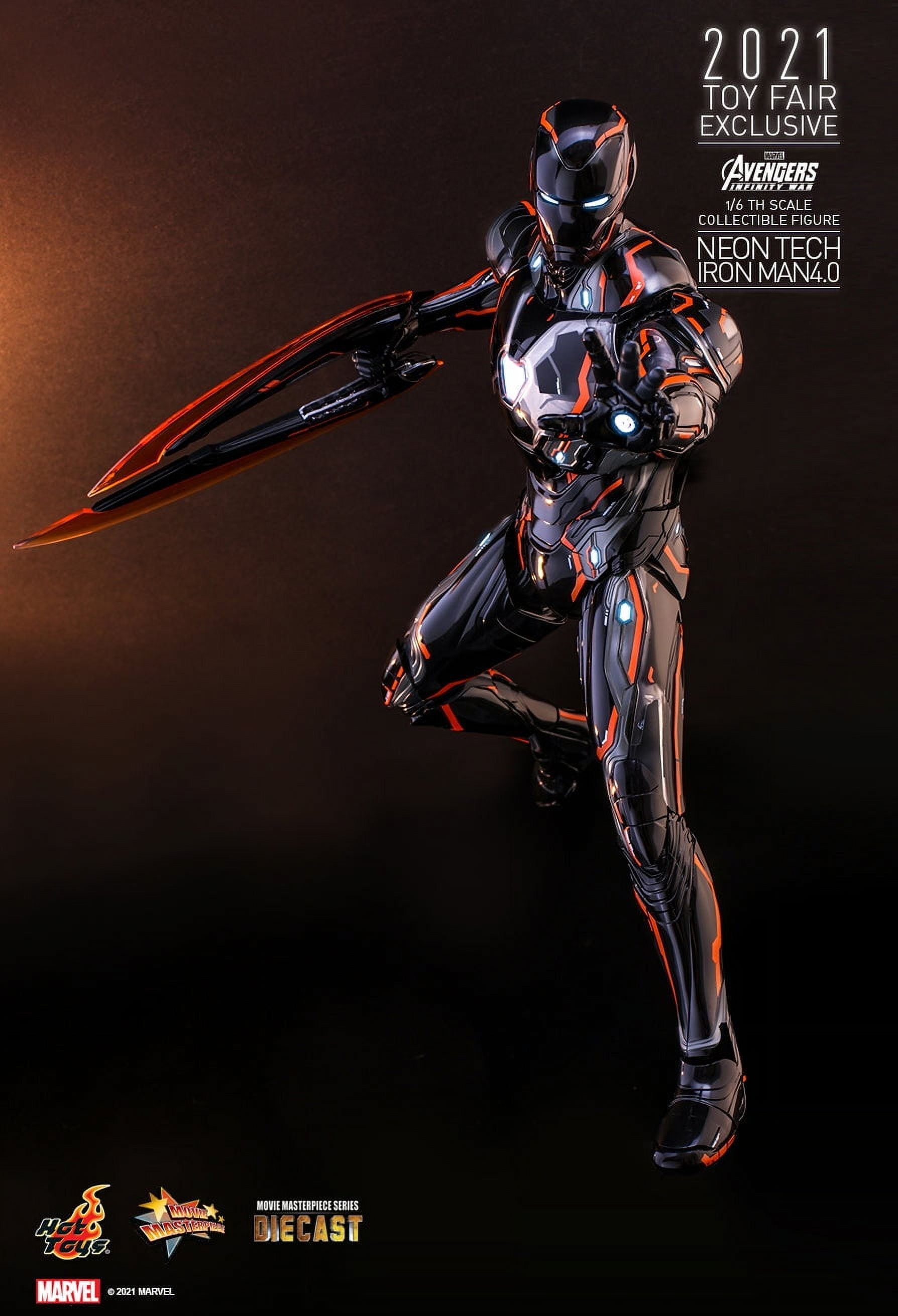 アイアンマン ネオンテック アベンジャーズ インフィニティウォー 4.0 Amazon.com: Hot Toys Iron Man Neon Tech Avengers Infinity