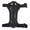 Black, variant on BOKYAN Rubber Archery Arm Guards Adjustable Safe Breathable Elastic Recurve Bow Arm Guard Protector for Summer Target Shooting Training Practice, 6.7 inches / 17 cm Length, Vibrant Blue Color