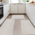 thumbnail image 4 of Dmlowu Kitchen Mats for Floor Luxury Cotton Kitchen Rugs Sets of 3 Quicker Dry Non Slip Kitchen Rugs Comfortable Water Oil Proof Kitchen Floor Mat Large Size Solid Color Kitchen Mat, 4 of 9