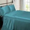 thumbnail image 2 of Classic Pure Mulberry Silk satin bedsheet set, 2 of 7