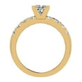 thumbnail image 3 of 1.00 Carat Princess Cut 18K Gold Solitaire Diamond Engagement Ring 0.50 CT (G,VS), 3 of 5