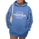 thumbnail image 1 of Demon Pop Hunters Movie Hooded Sweatshirt, HUNTR/X Rumi,Mire Zoeyy Kids Long Sleeve Sweatshirt,HUNTR/X Print,Girls' Fashion Casual Long Sleeve Printed Crew Neck Sweatshirt Top, 1 of 3