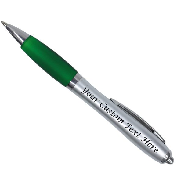 HH-STUDIO CUSTOM Personalized Pens 100 Pack Promotional Classic Click Pen Printed with Your Logo or Message